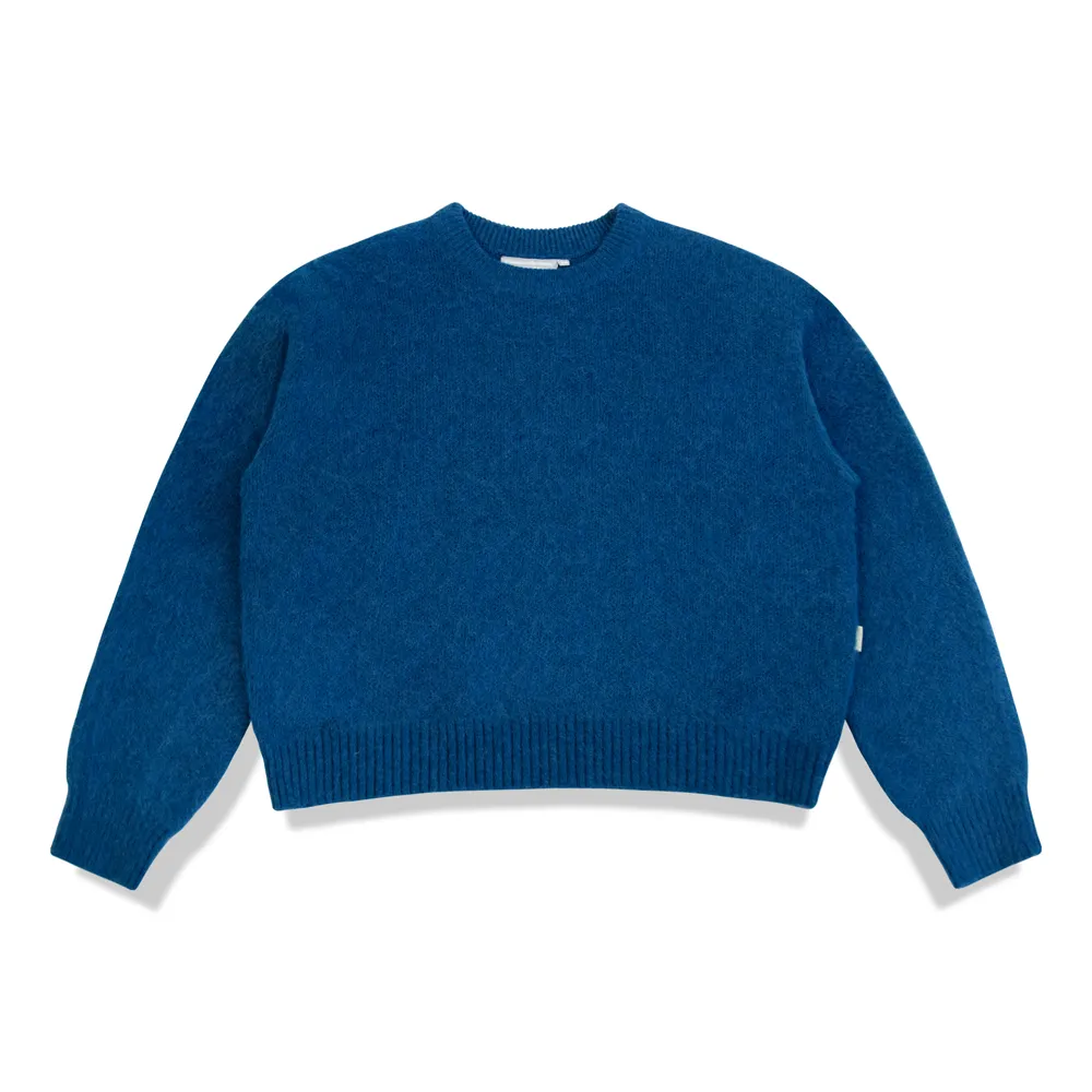 Knit sweater - Sapphire Blue sold by Curated by Muse