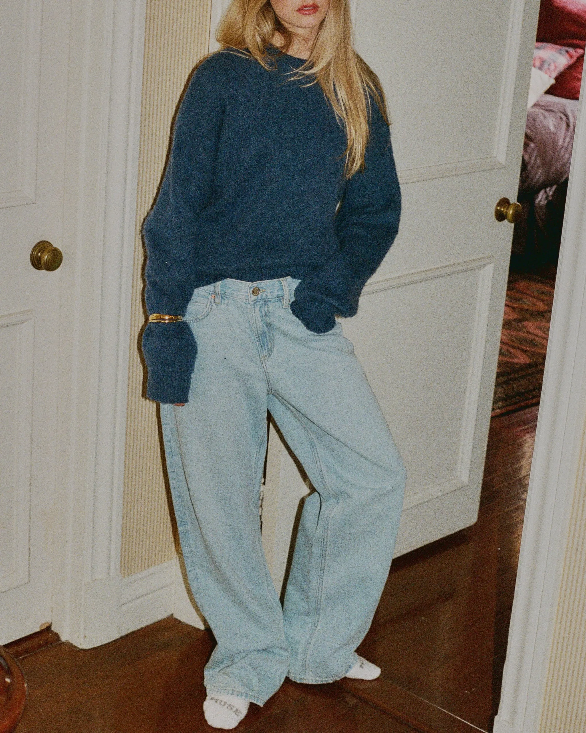 Knit sweater - Sapphire Blue sold by Curated by Muse product image thumbnail 4