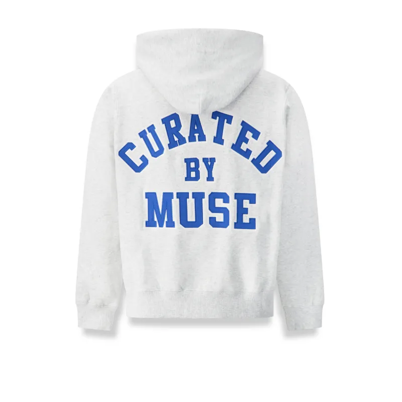 Heavyweight Zip Up - Ash Grey made by Curated by Muse