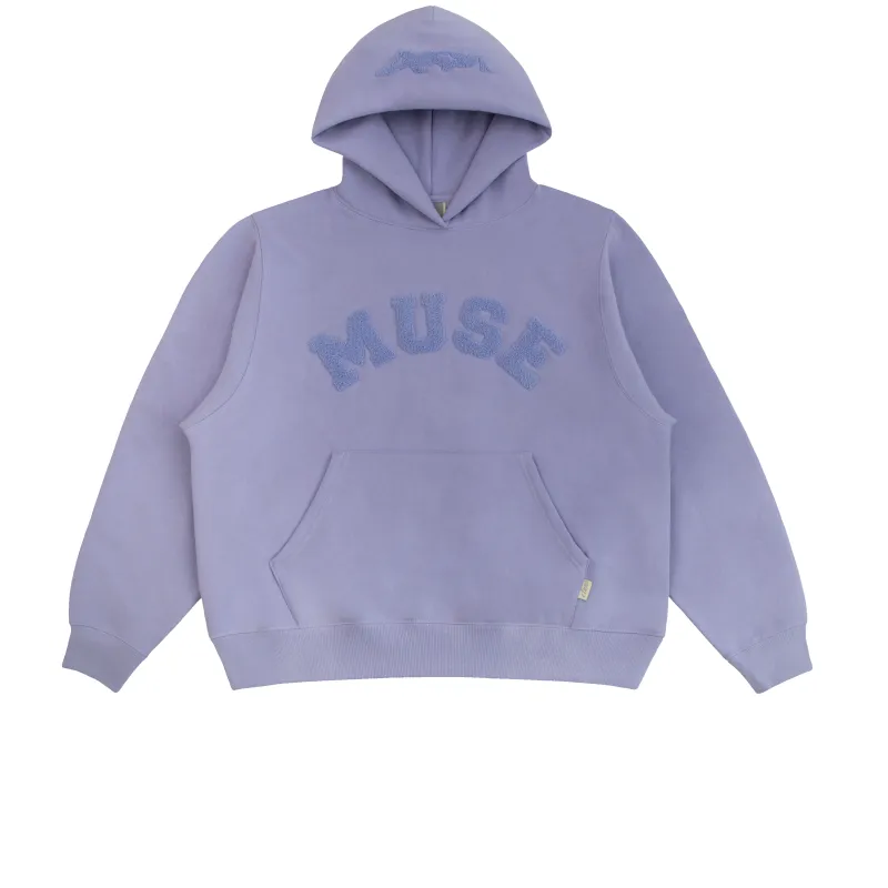 Heavyweight Chenille Hoodie - French Lilac sold by Curated by Muse