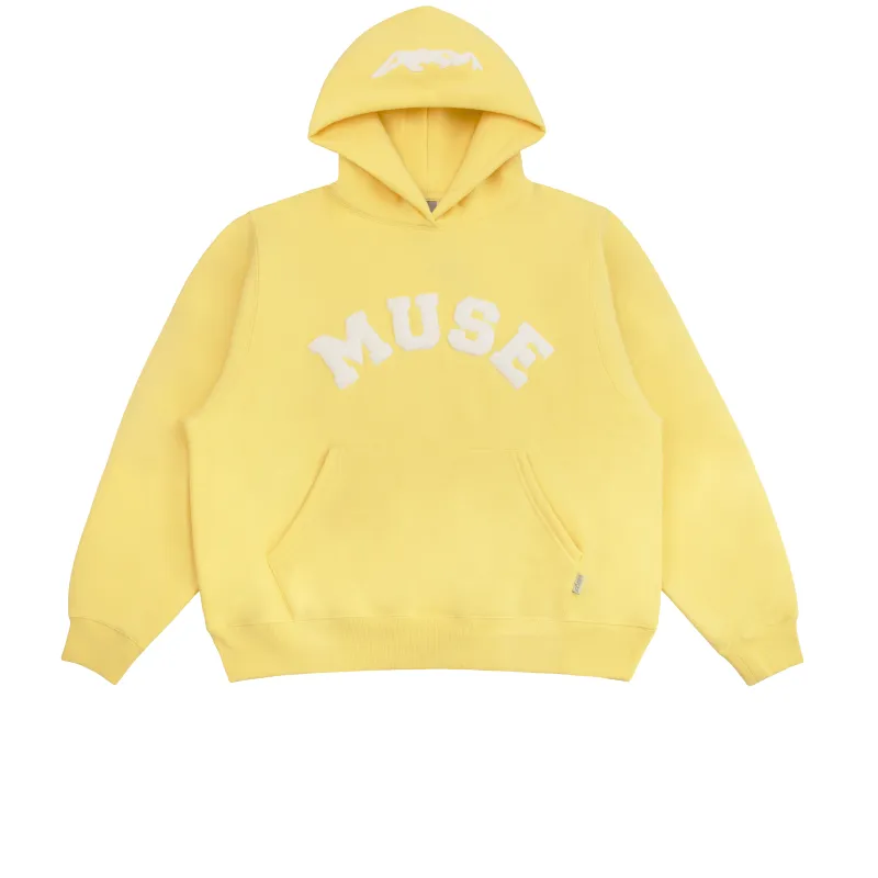 Heavyweight Chenille Hoodie - Butter Cream made by Curated by Muse