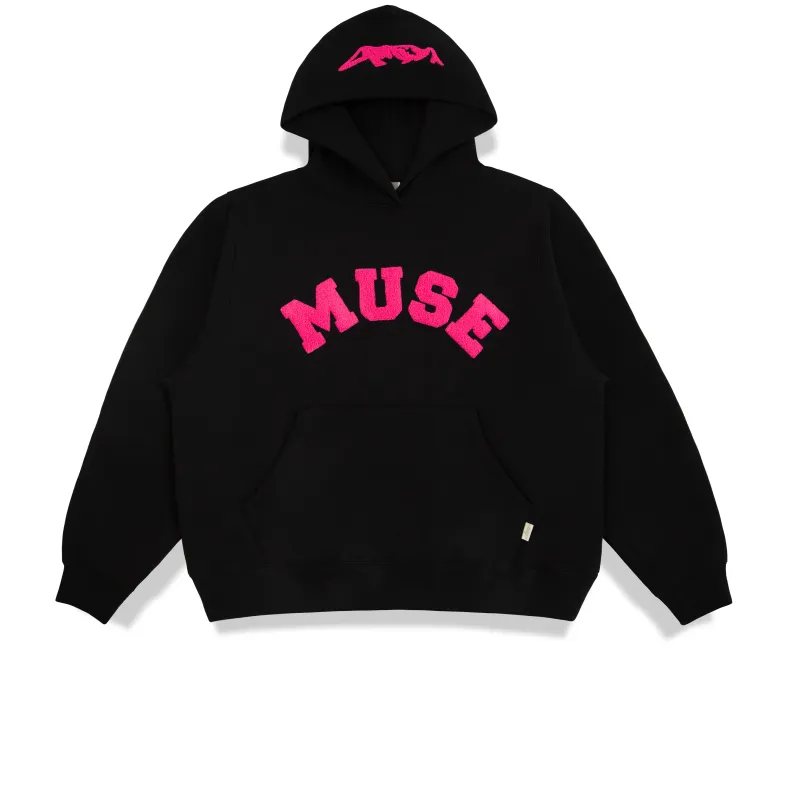 Heavyweight Chenille Hoodie - Black Taffy made by Curated by Muse