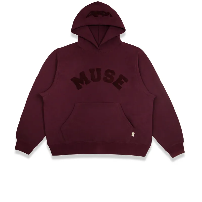Heavyweight Chenille Hoodie - Plum made by Curated by Muse