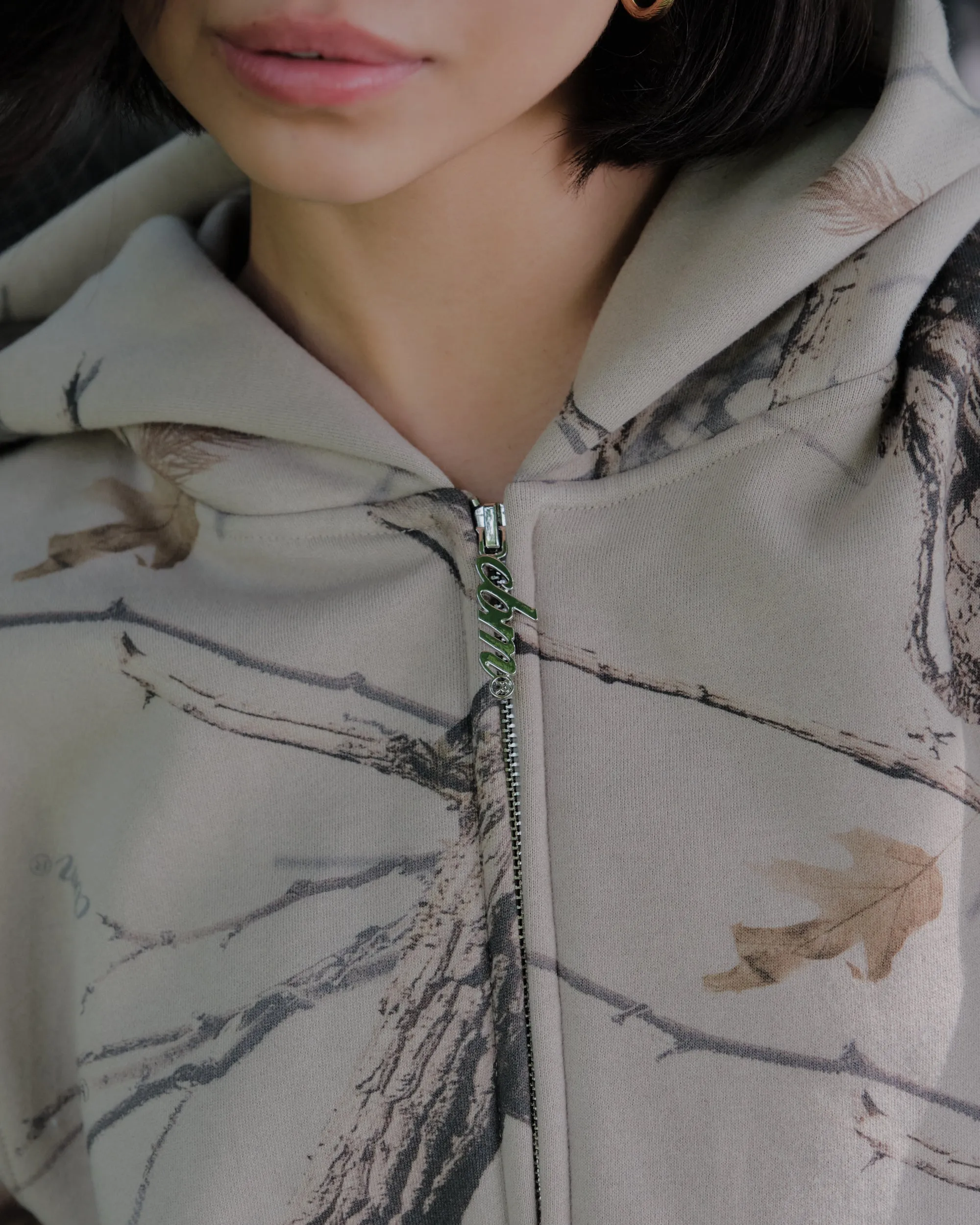 Heavyweight Camo Zip Up - Canyon sold by Curated by Muse product image thumbnail 3