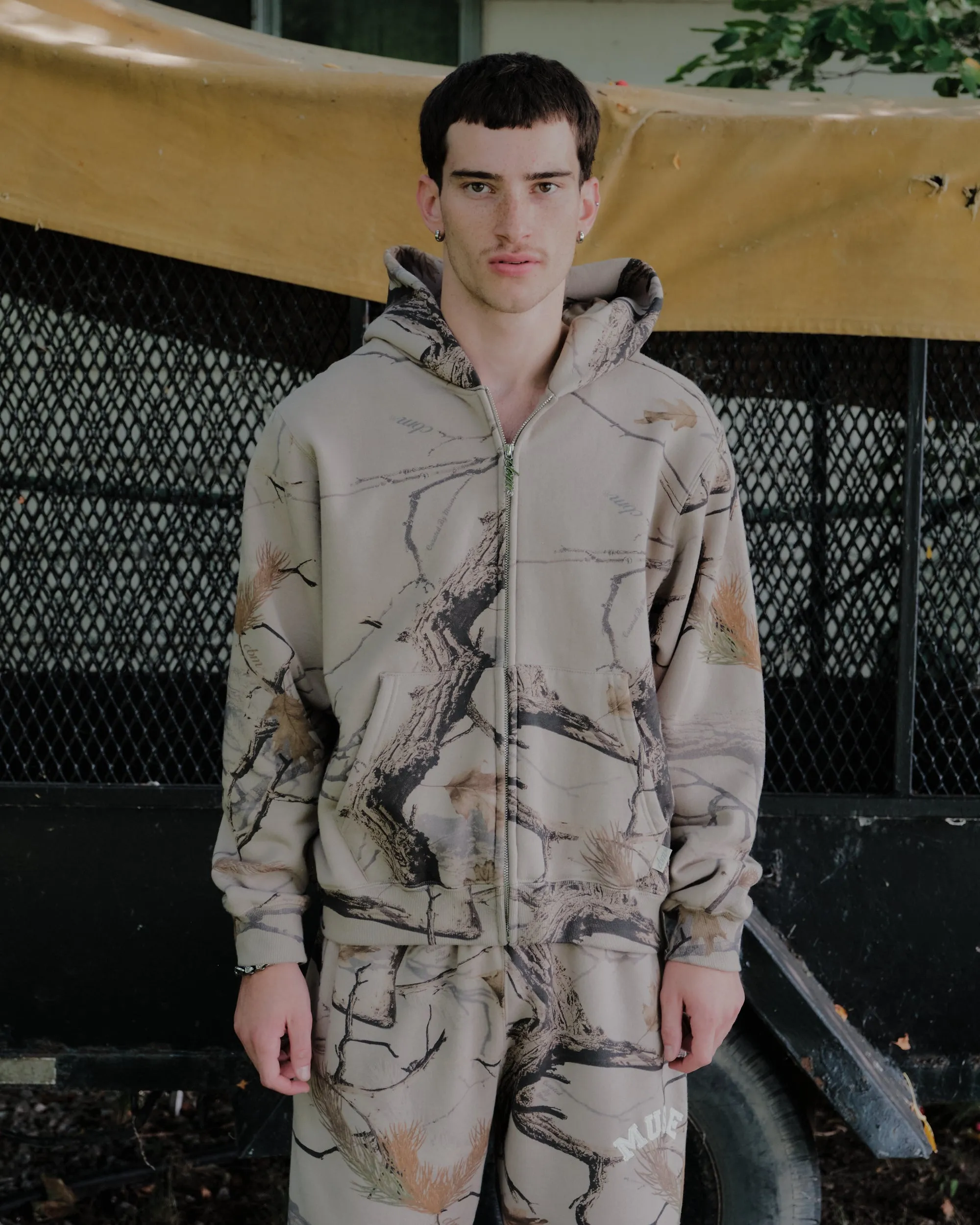 Heavyweight Camo Zip Up - Canyon sold by Curated by Muse product image thumbnail 4