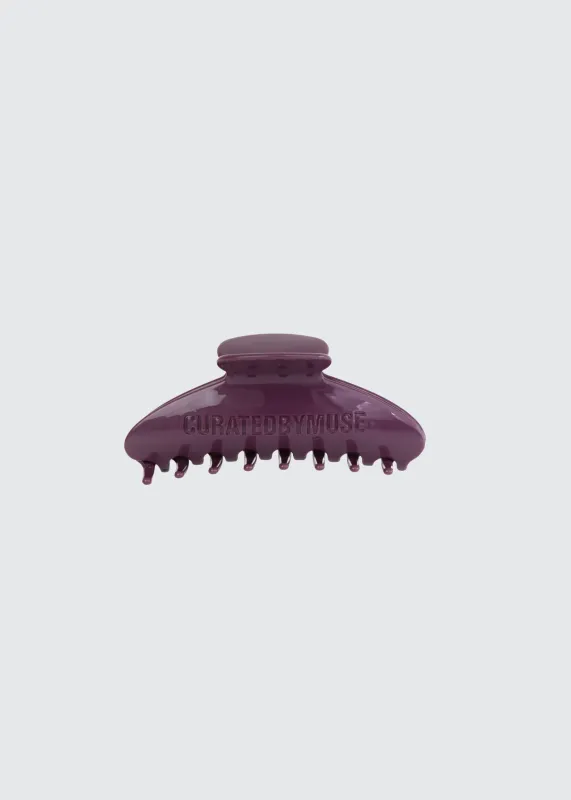 Claw Clip - Eggplant made by Curated by Muse