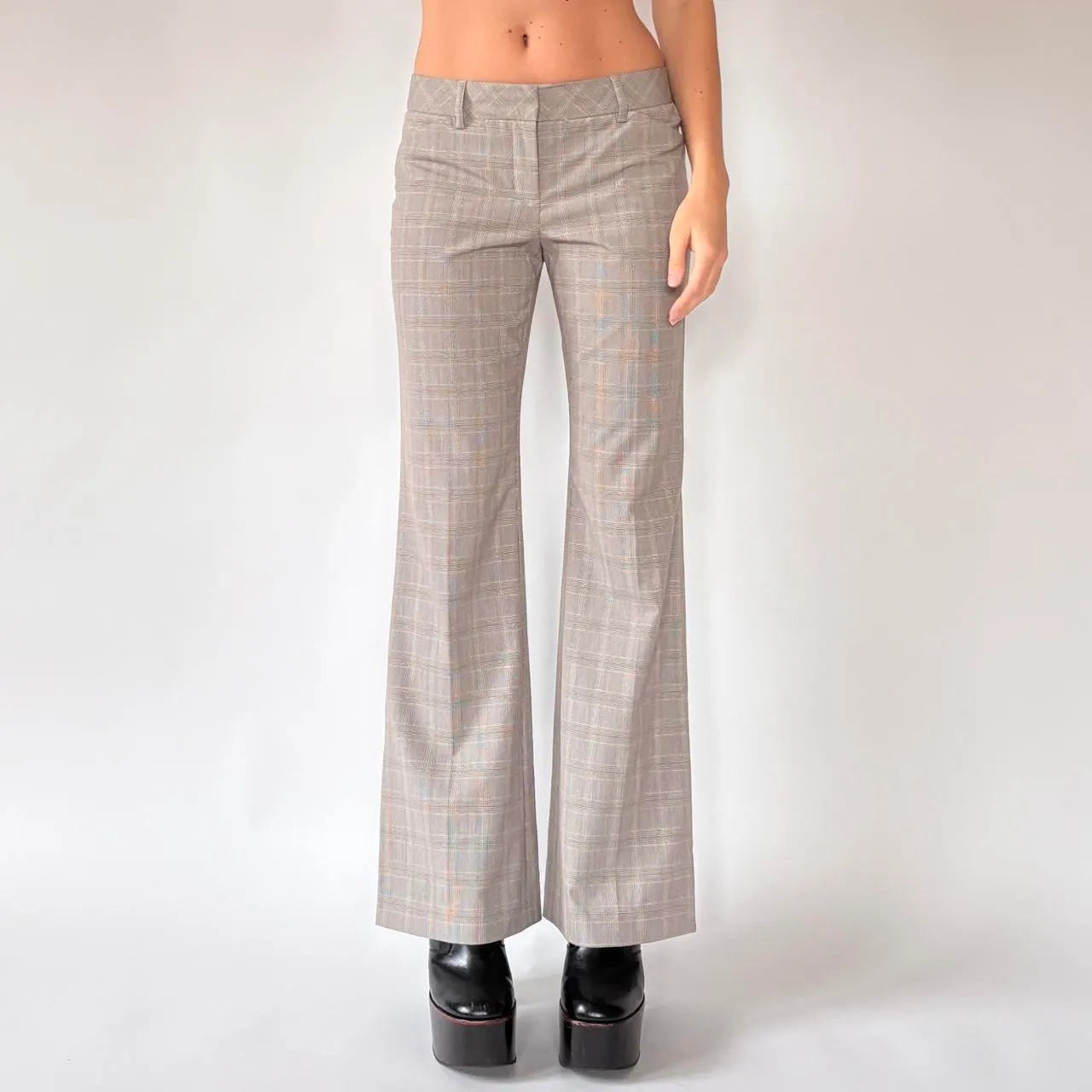 Y2K Low Rise Office Flares (XS) sold by Hazy Vintage