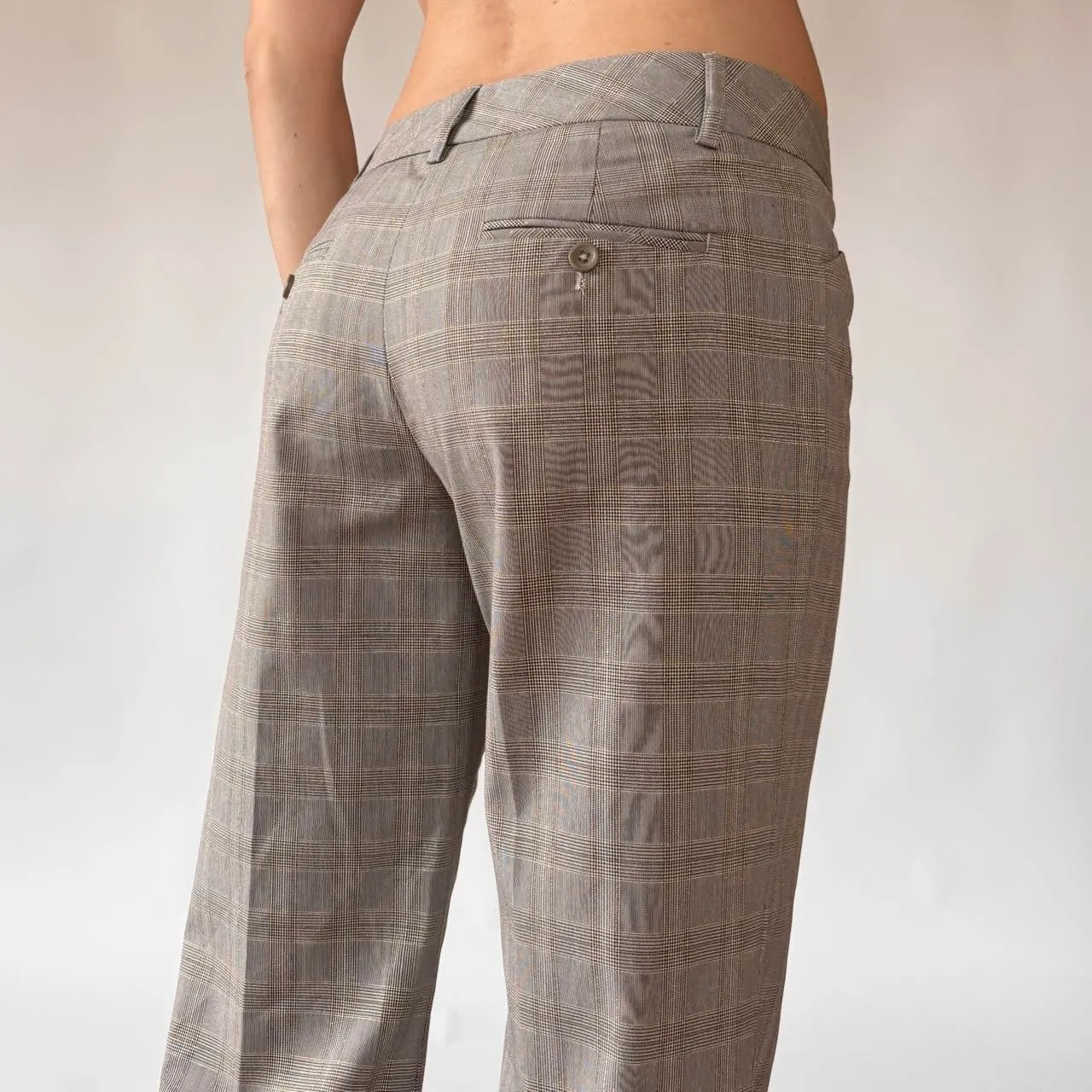 Y2K Low Rise Office Flares (XS) sold by Hazy Vintage product image thumbnail 4