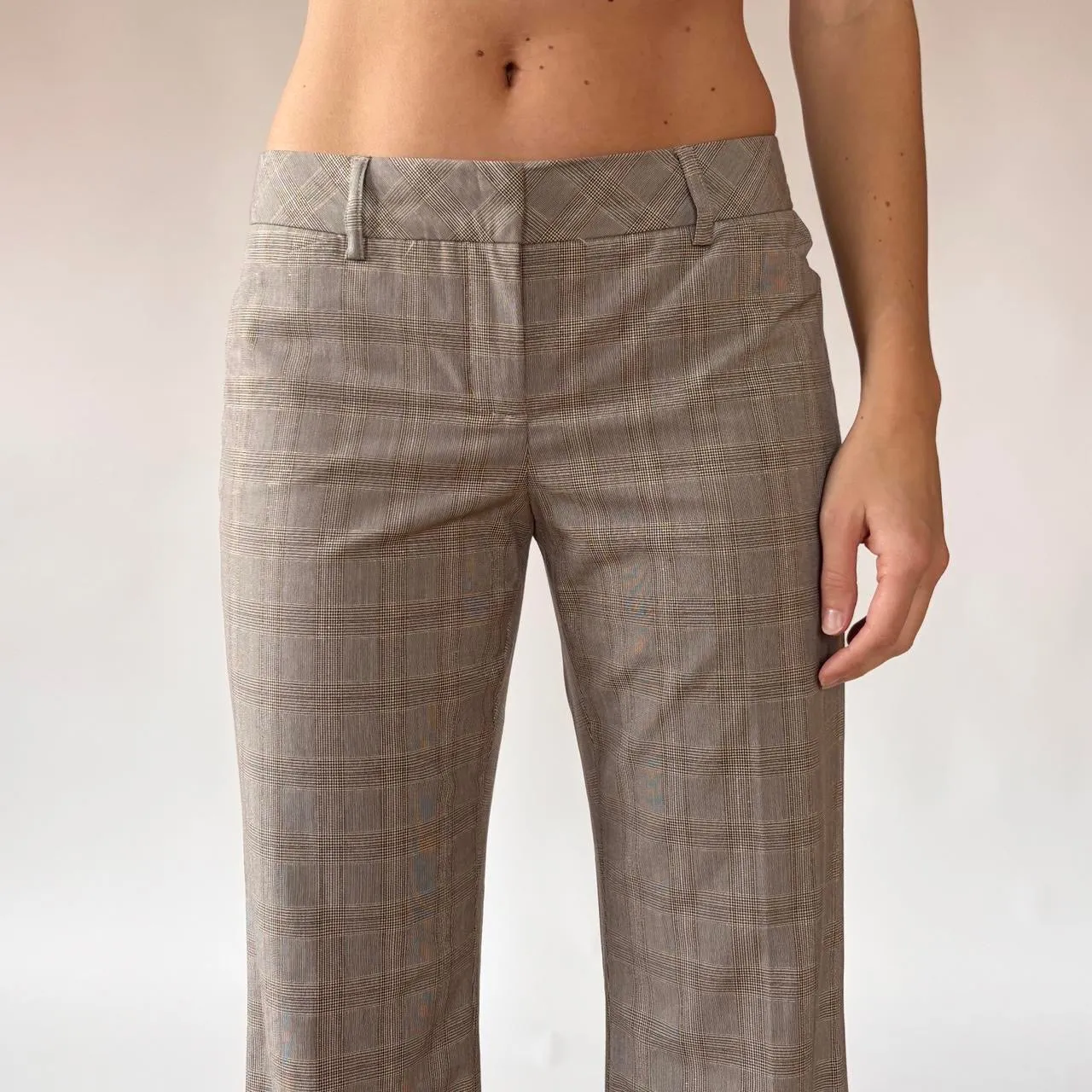 Y2K Low Rise Office Flares (XS) sold by Hazy Vintage product image thumbnail 3