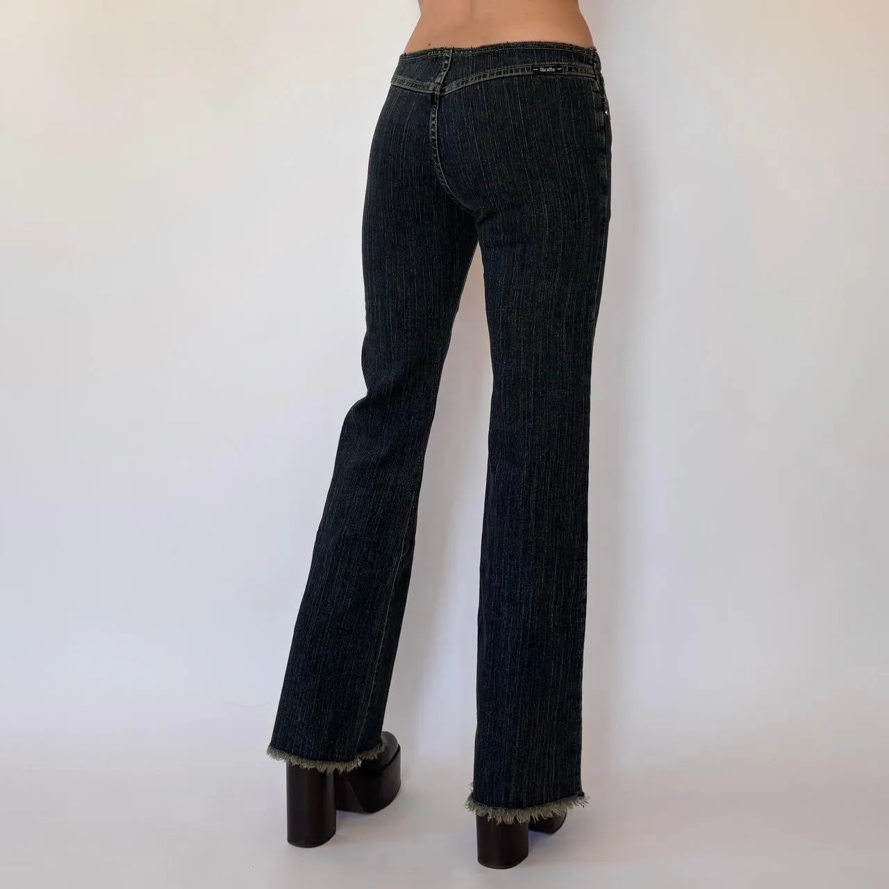 Y2K Low Rise Embellished Jeans (XS) sold by Hazy Vintage product image thumbnail 4