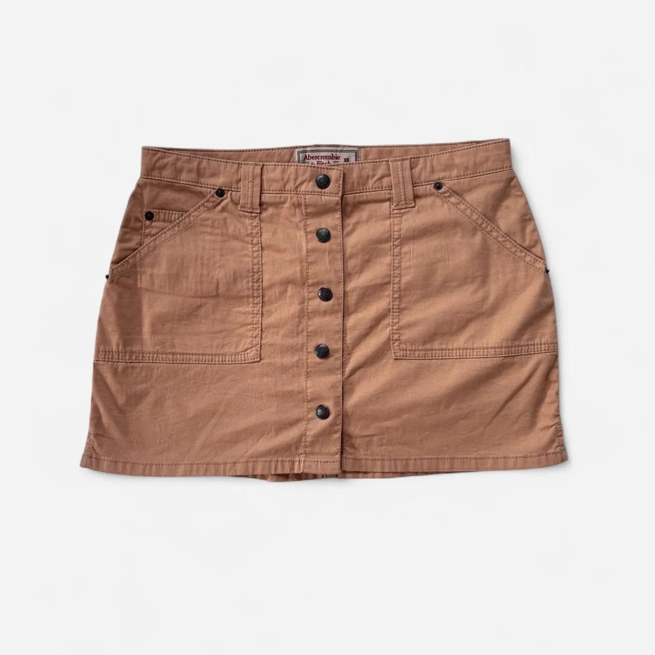 Abercrombie & Fitch Cargo Snap Mini Skirt (XS/S) sold by Hazy Vintage product image thumbnail 4