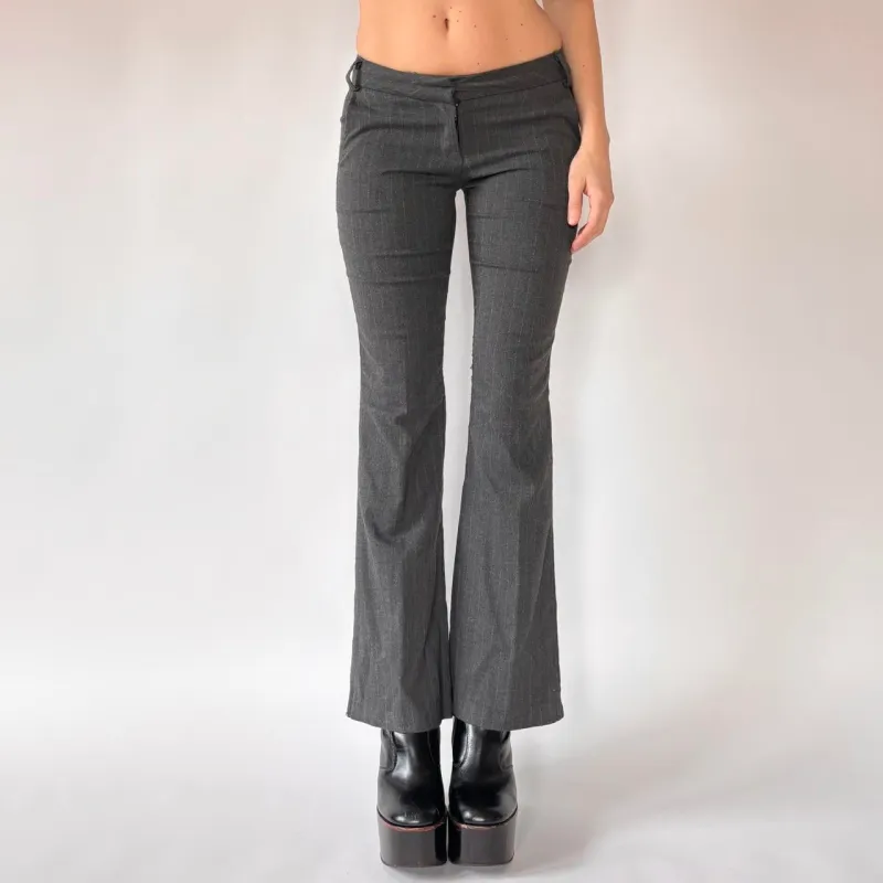 Y2K Low Rise Pinstripe Trousers (XXS) made by Stuart Weitzman