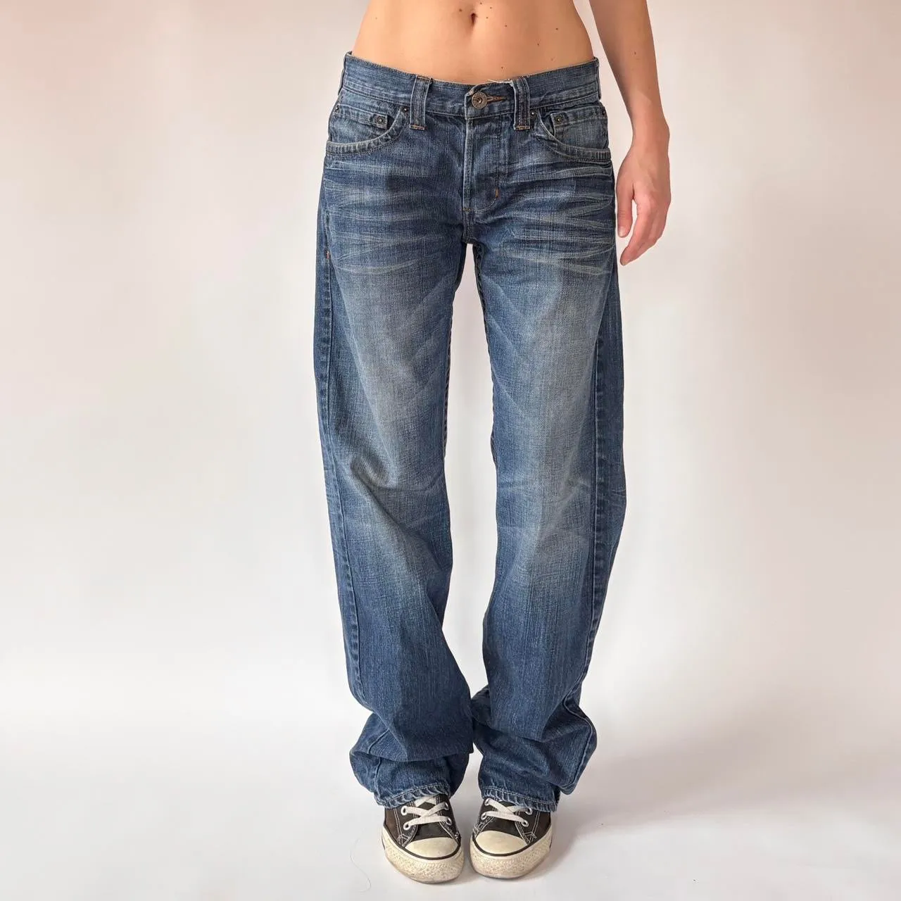 Y2K Guess Boyfriend Jeans (L) sold by Hazy Vintage product image thumbnail 5