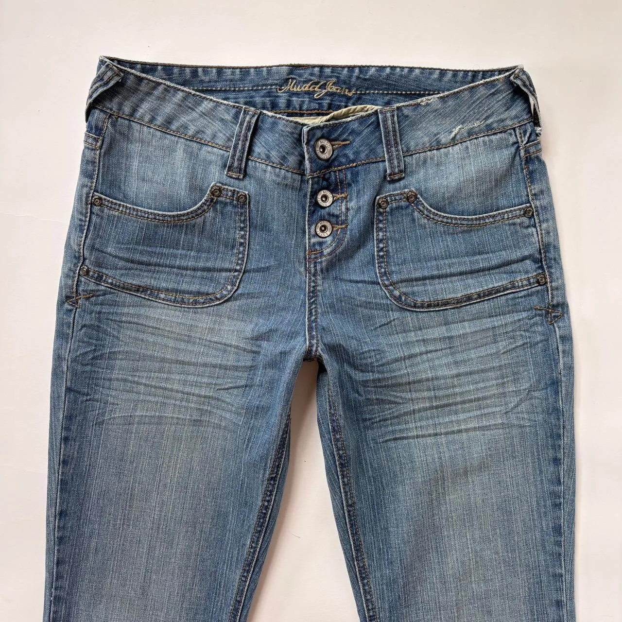 Y2K Flare Jeans (M) sold by Hazy Vintage product image thumbnail 5