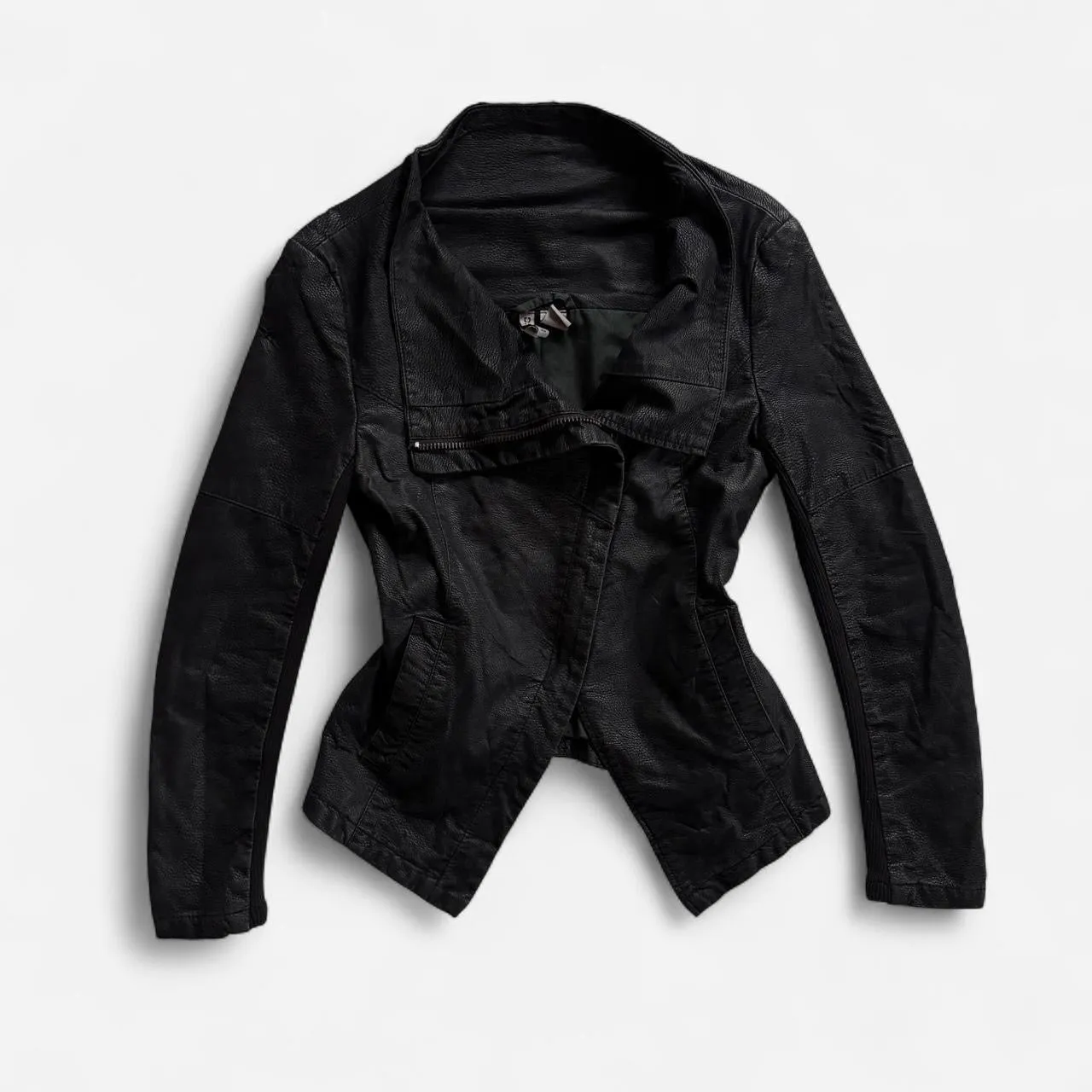 Mid 2000s Asymmetric Jacket (S/M) sold by Hazy Vintage product image thumbnail 5