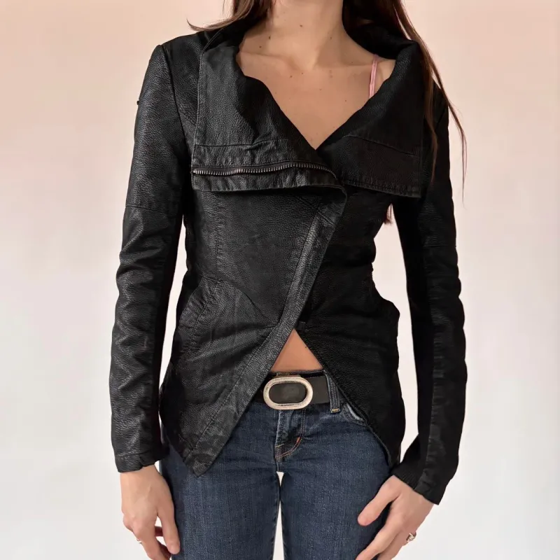 Mid 2000s Asymmetric Jacket (S/M) made by Stuart Weitzman