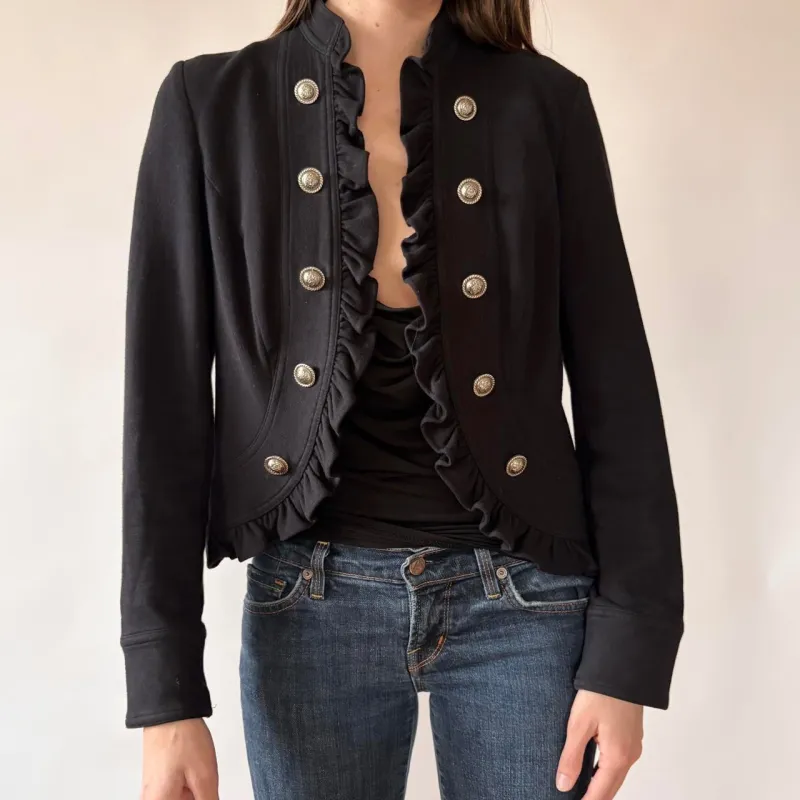 2000s Military Style Jacket (M) made by Stuart Weitzman