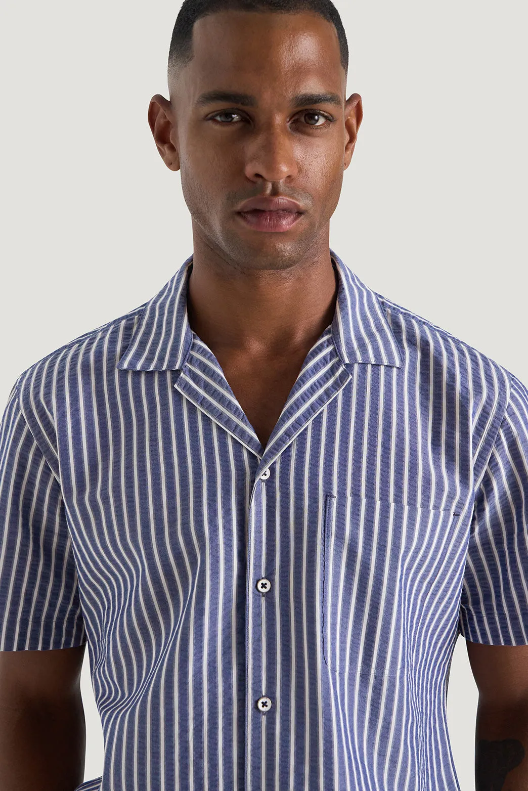 Taormina Stripe SS Shirt sold by M.J. Bale product image thumbnail 4