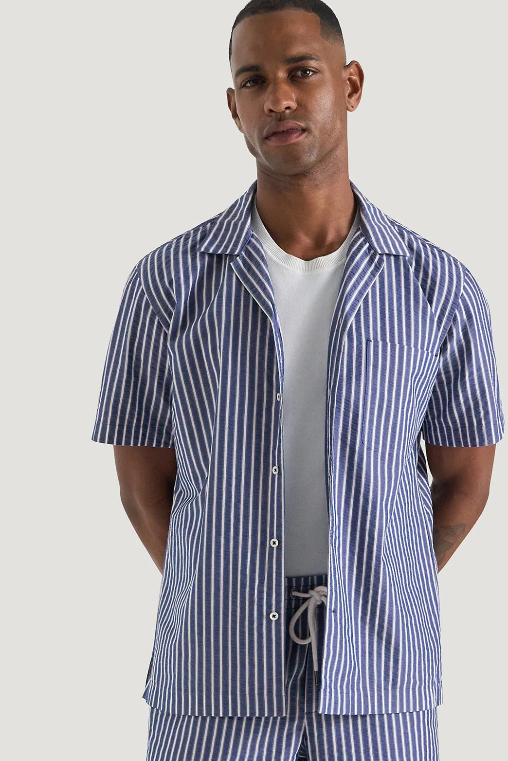 Taormina Stripe SS Shirt sold by M.J. Bale product image thumbnail 2