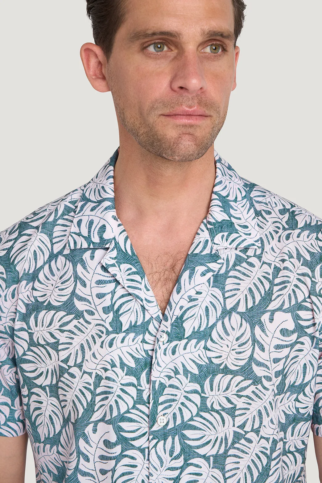 Vincenzo Camp Collar Shirt sold by M.J. Bale product image thumbnail 4