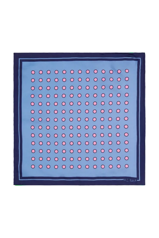 Crawford Pocket Square made by M.J. Bale