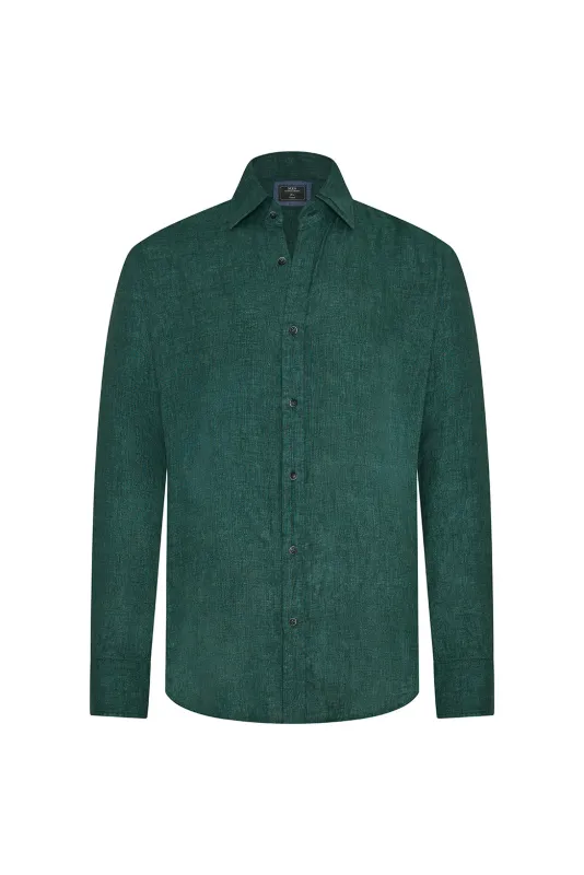 Bradfield Linen Shirt sold by M.J. Bale