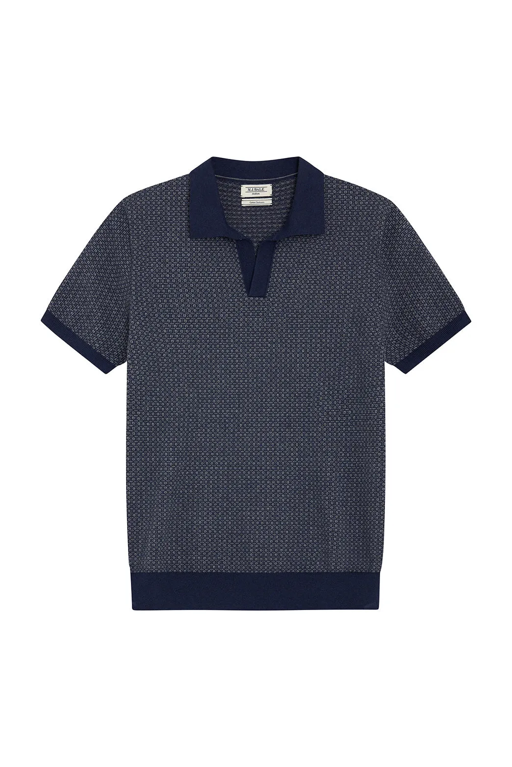 Huxley Jacquard Polo sold by M.J. Bale