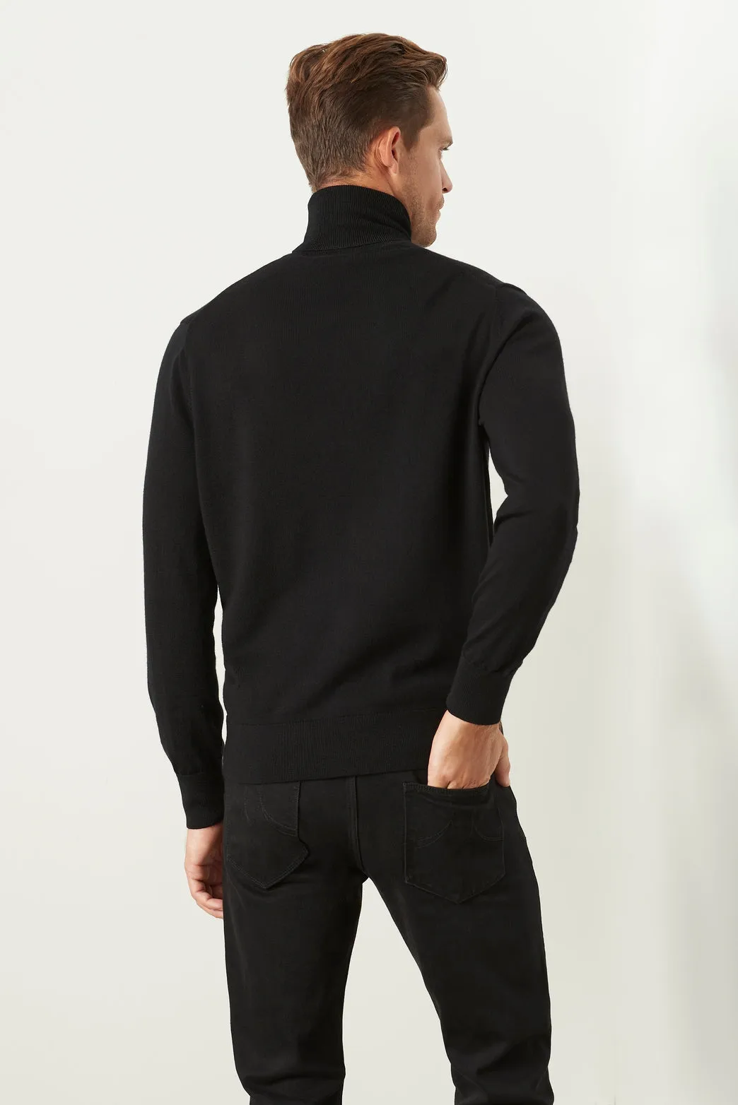 Bakeer Ashby Merino T Neck sold by M.J. Bale product image thumbnail 4