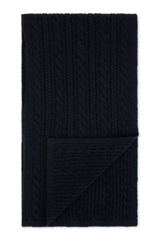 Cotes Cable Scarf sold by M.J. Bale