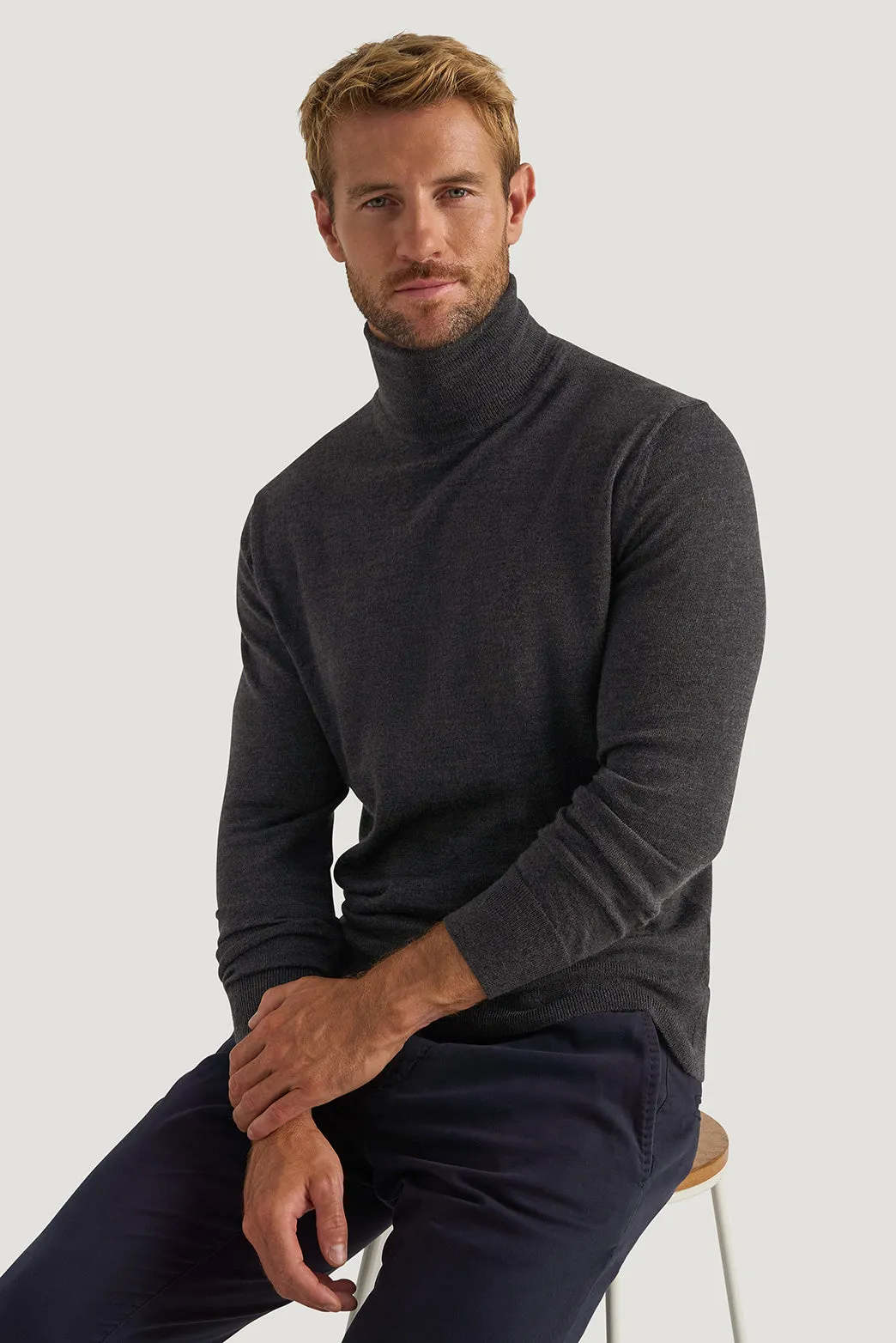 Bakeer Ashby Merino T Neck sold by M.J. Bale product image thumbnail 2