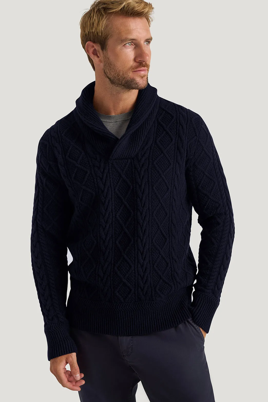 Affric Knit Shawl sold by M.J. Bale product image thumbnail 2