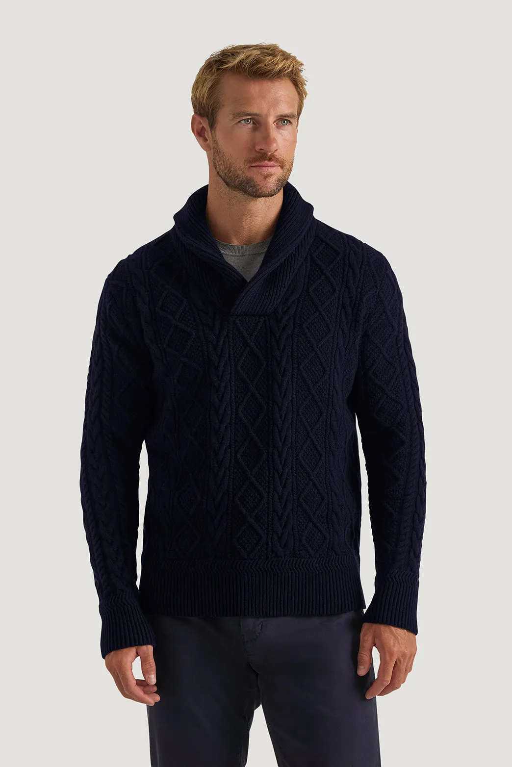 Affric Knit Shawl sold by M.J. Bale product image thumbnail 3