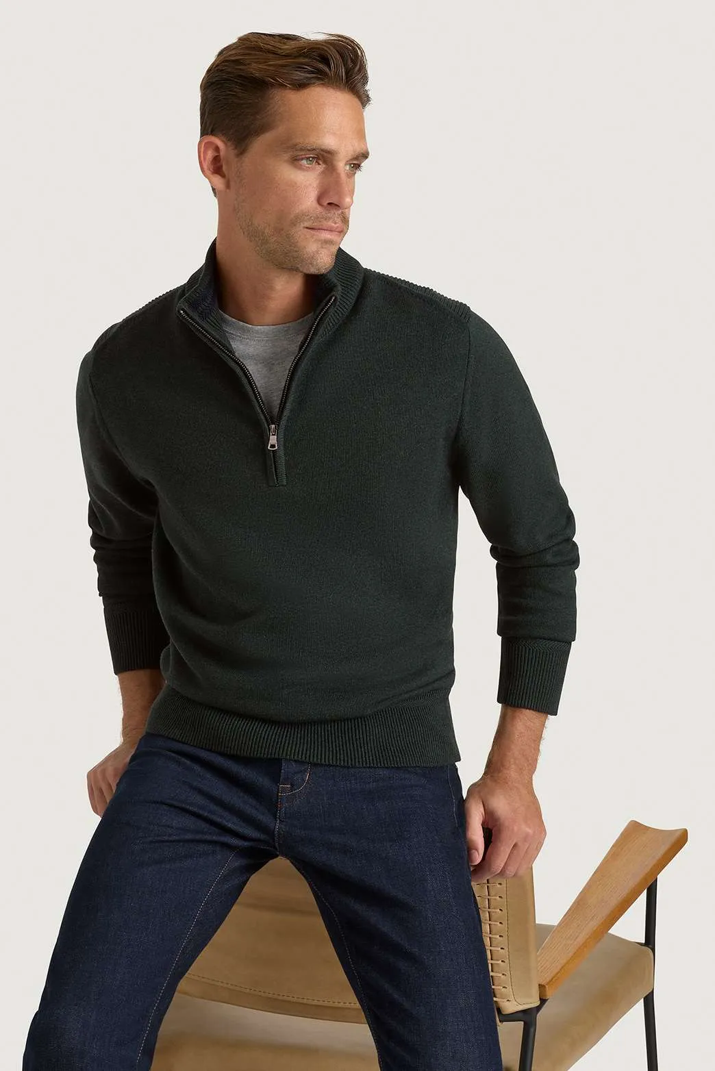 Perry Knit Half-Zip sold by M.J. Bale product image thumbnail 2