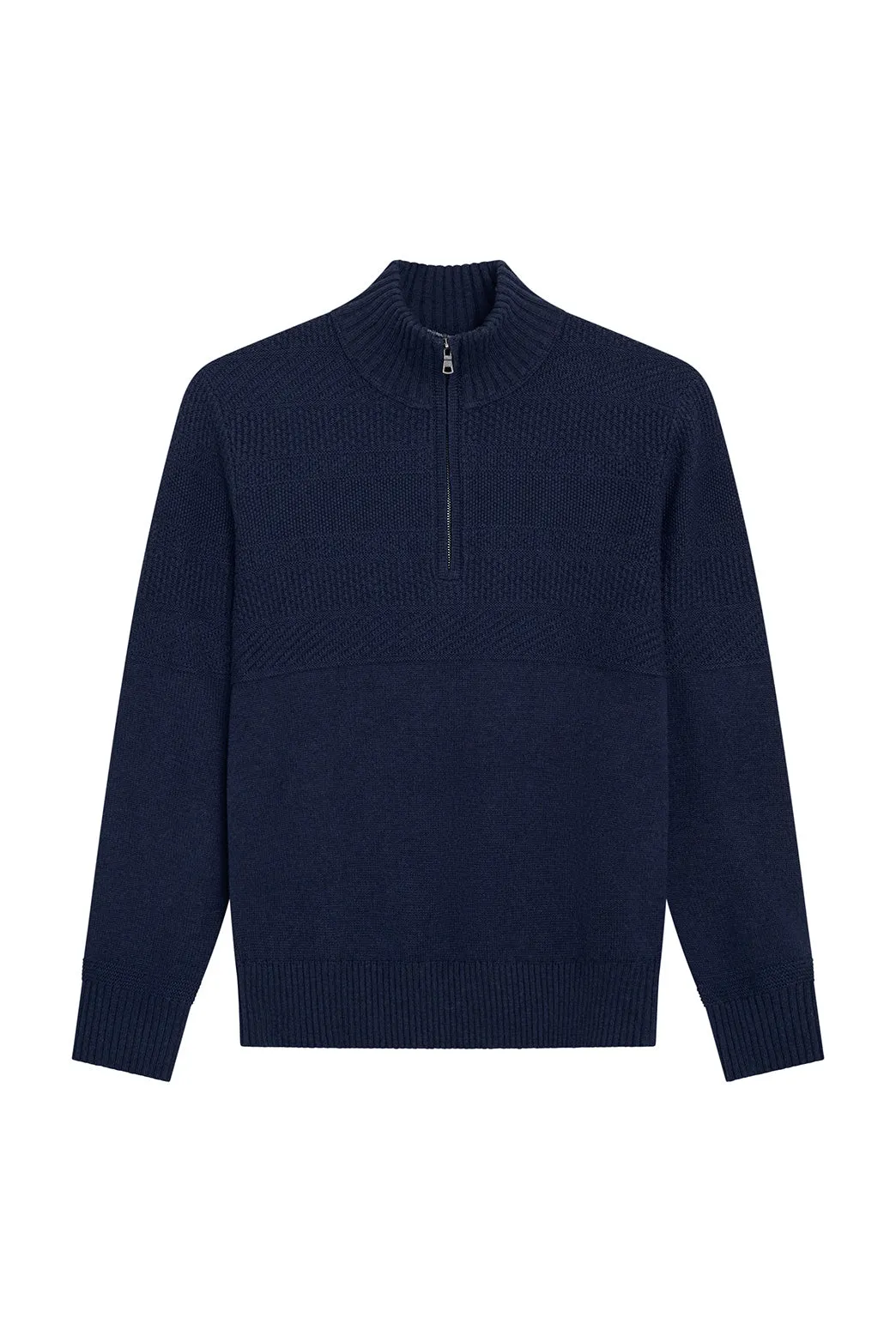 Strathy Gansy 1/2 Zip sold by M.J. Bale