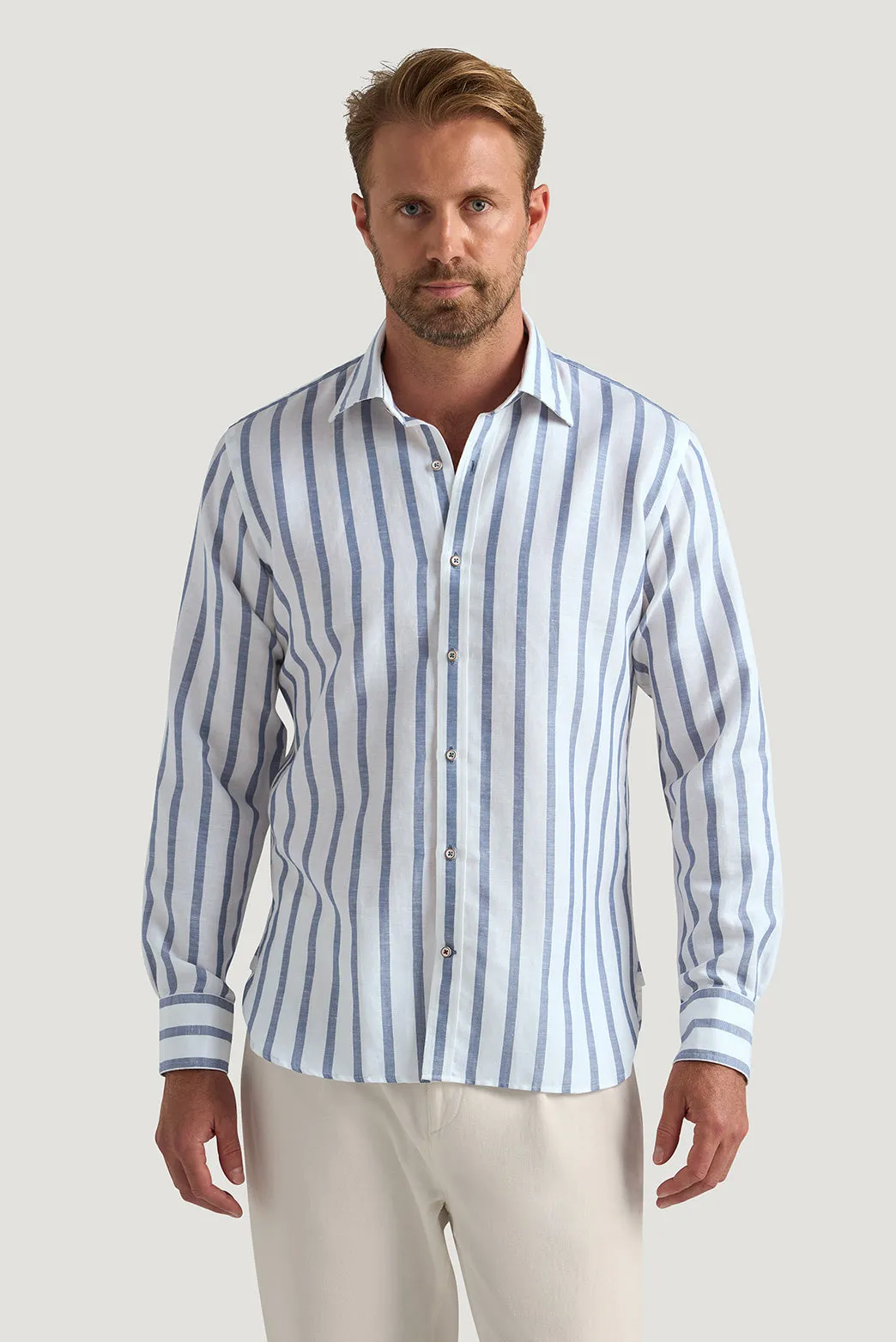 Comerio Stripe Shirt sold by M.J. Bale product image thumbnail 3