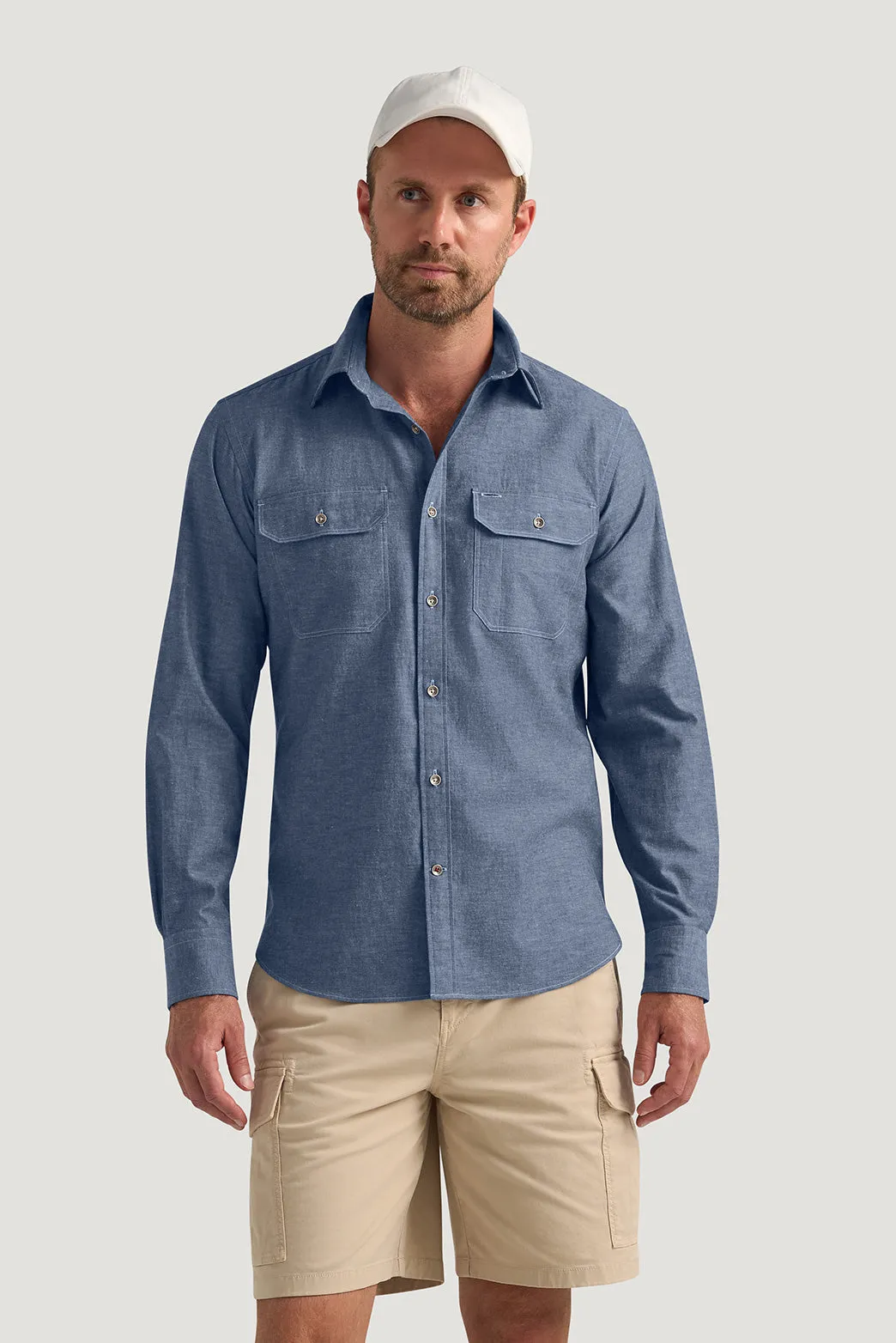 Kitts Chambray Shirt sold by M.J. Bale product image thumbnail 3