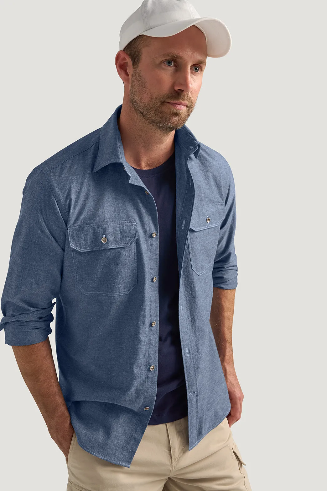 Kitts Chambray Shirt sold by M.J. Bale product image thumbnail 2
