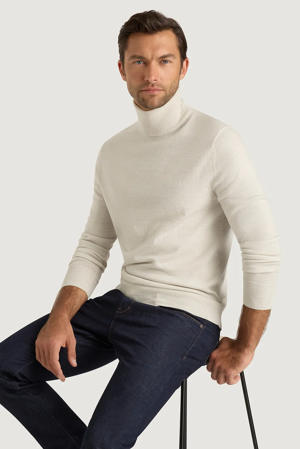 Bakeer Ashby Merino T Neck sold by M.J. Bale product image thumbnail 2