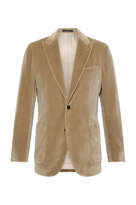 Ziggy Washed Velvet Jacket sold by M.J. Bale