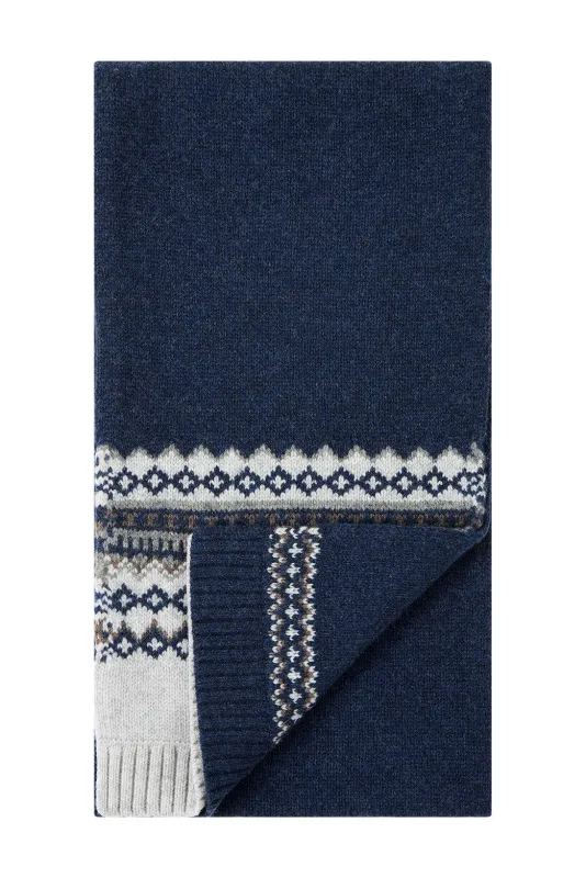 Fairisle Knit Scarf sold by M.J. Bale