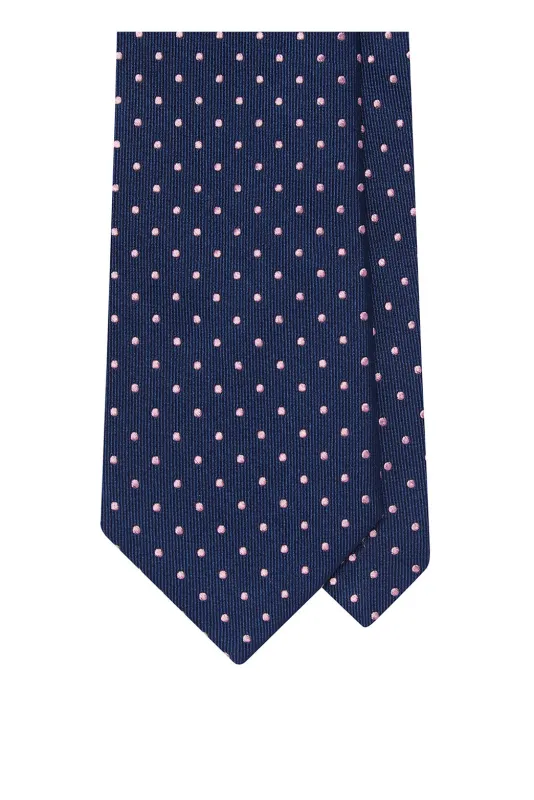 Markham Navy/Pink Tie sold by M.J. Bale