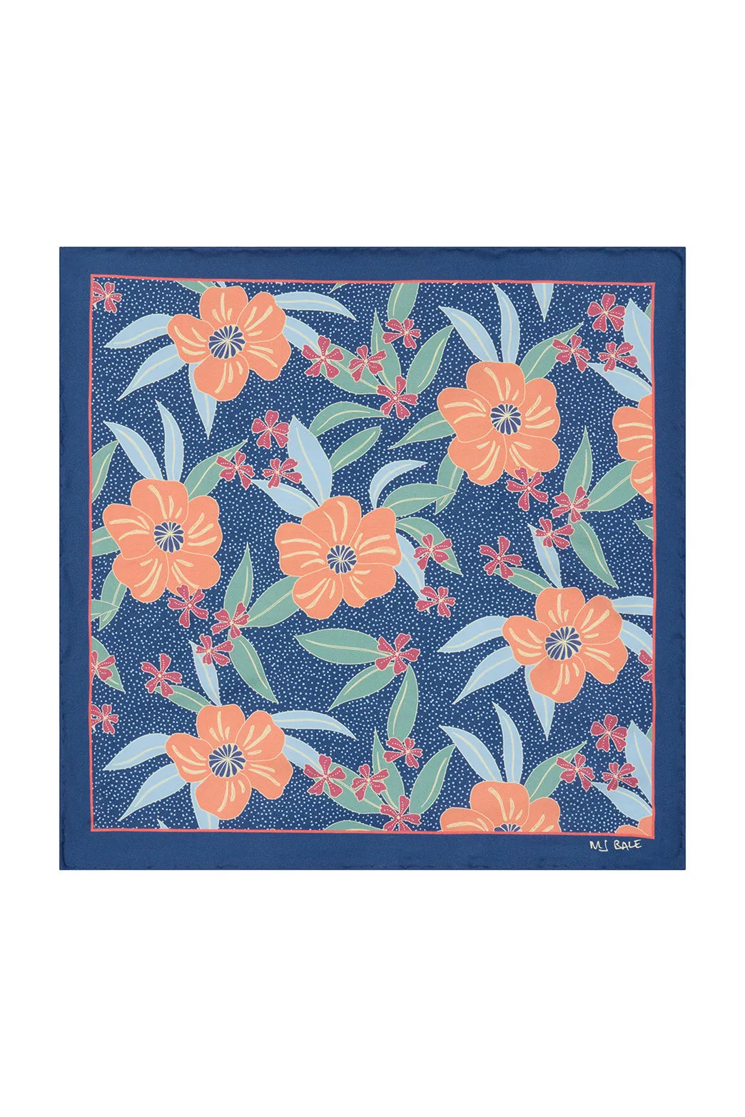 Hana Pocket Square sold by M.J. Bale