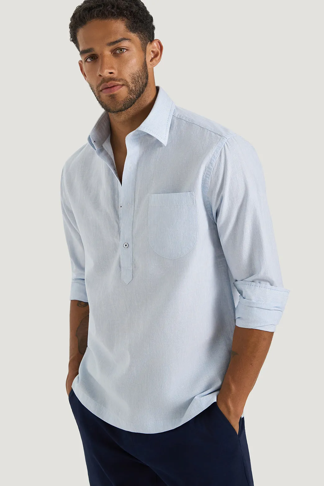 Caloundra Micro Stripe Shirt sold by M.J. Bale product image thumbnail 2