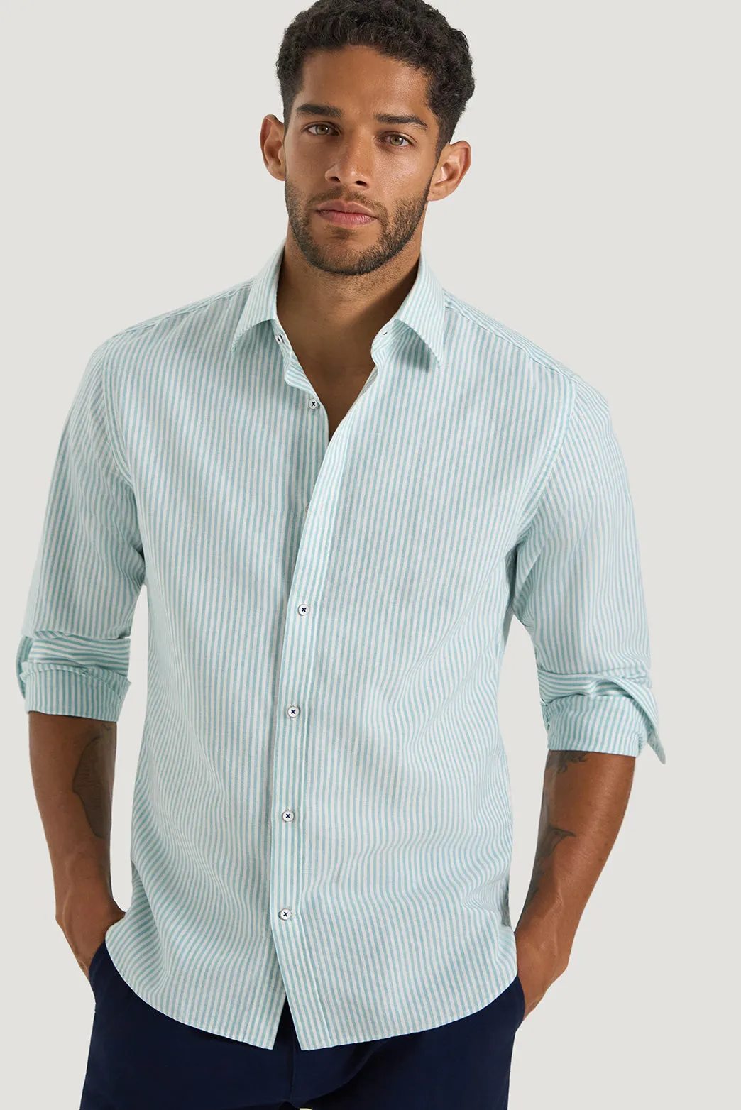 Martelly Stripe Shirt sold by M.J. Bale product image thumbnail 2