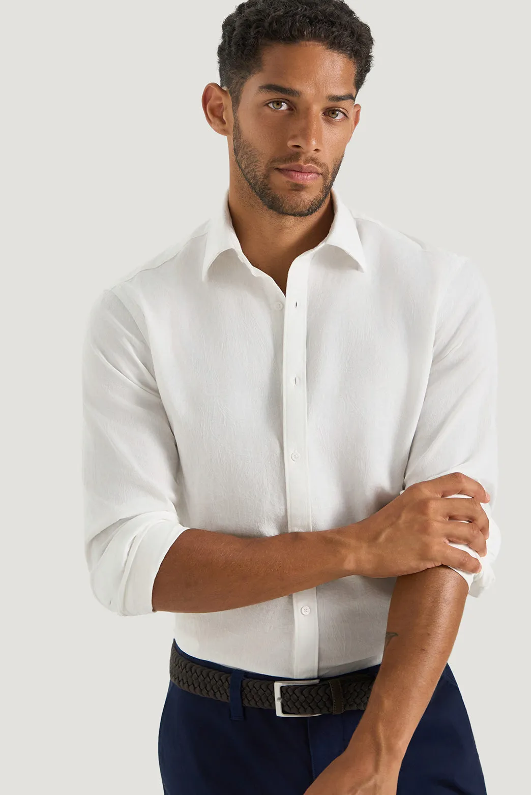 Calestino Jacquard Shirt sold by M.J. Bale product image thumbnail 2