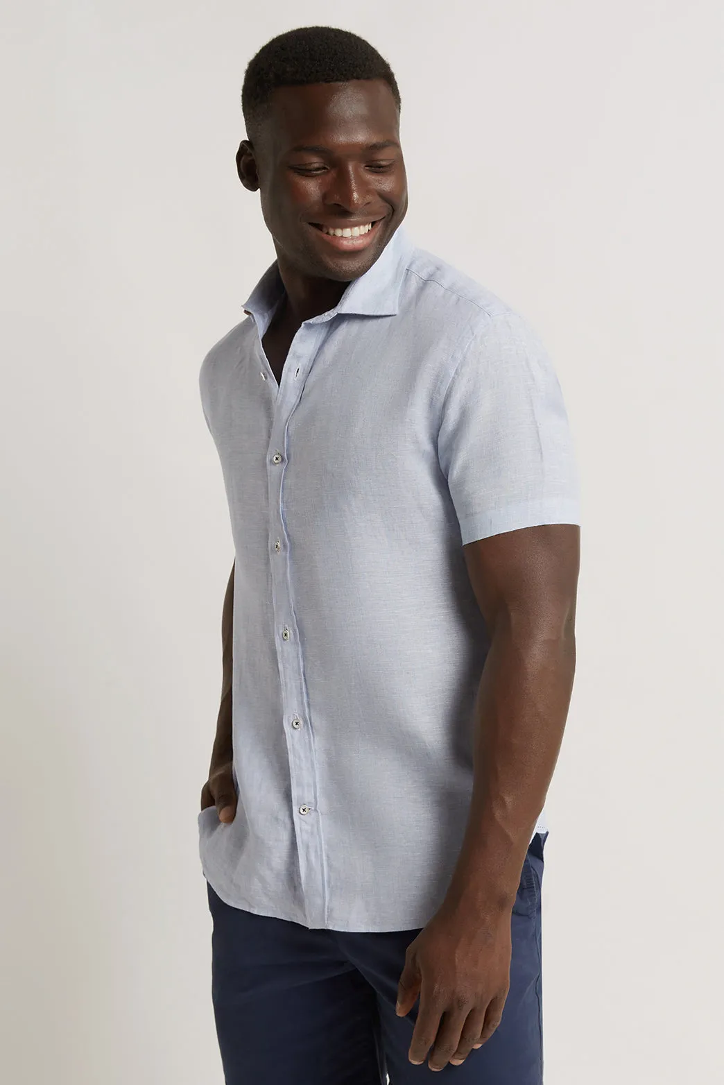 Marbella Linen SS Shirt sold by M.J. Bale product image thumbnail 3