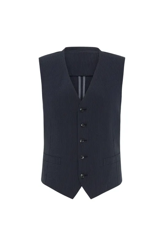 Weston Seersucker Waistcoat sold by M.J. Bale