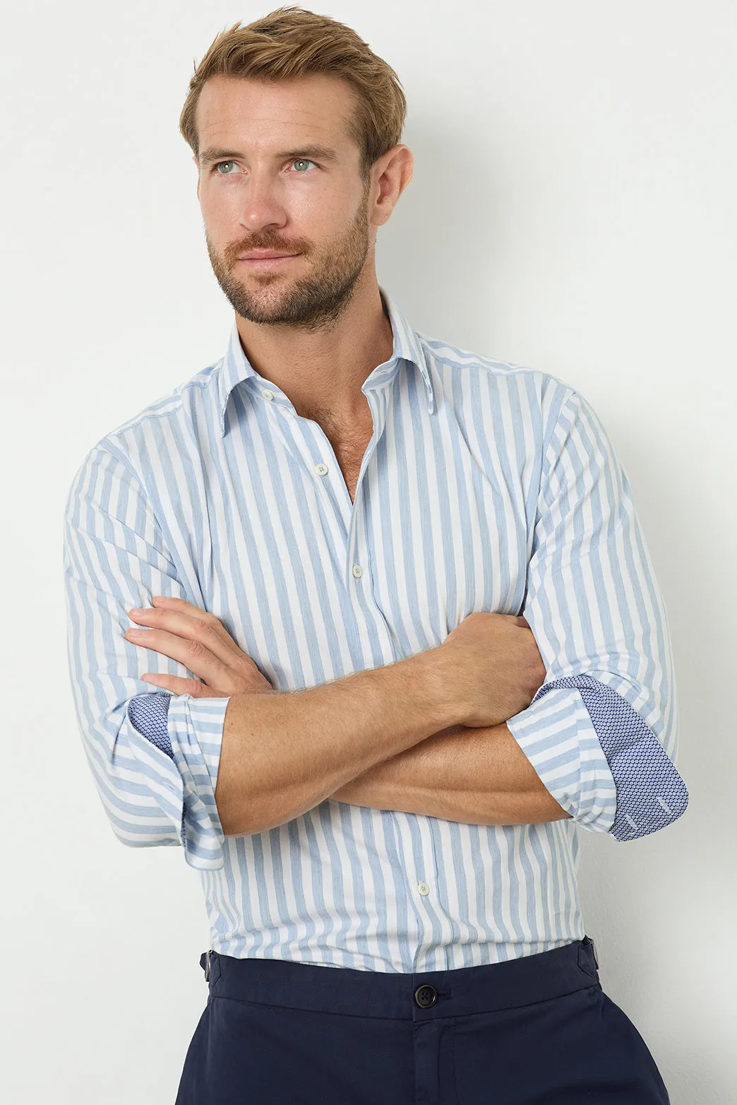 Charlton Stripe Shirt sold by M.J. Bale product image thumbnail 2