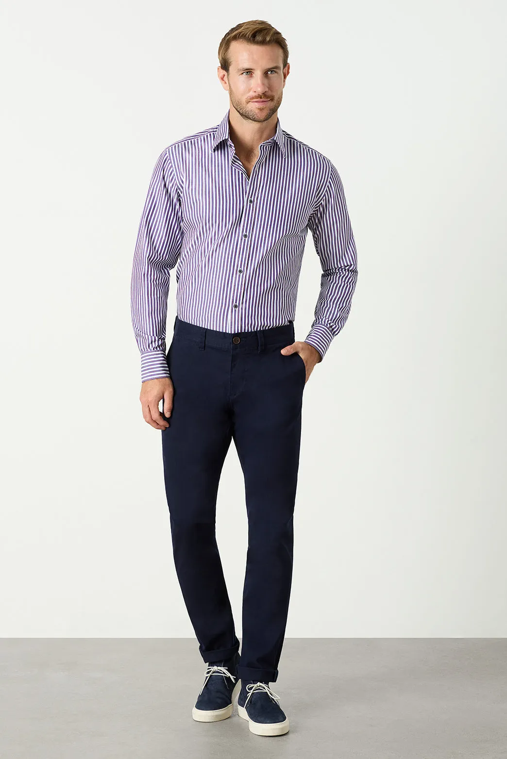 Chester Stripe Shirt sold by M.J. Bale product image thumbnail 4