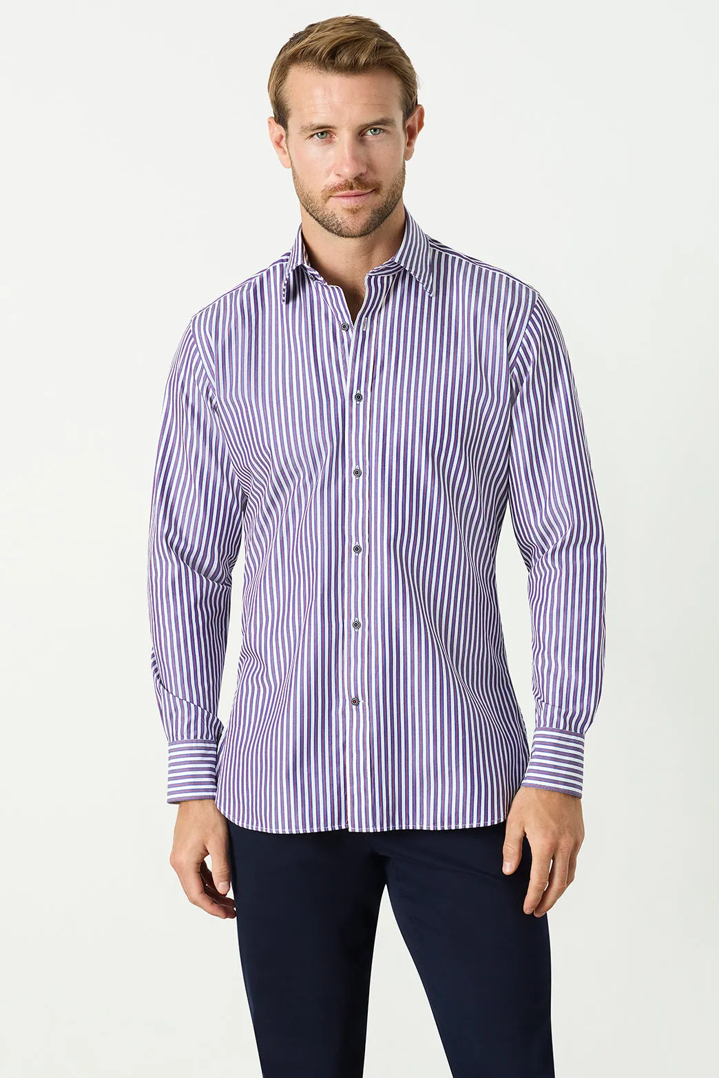 Chester Stripe Shirt sold by M.J. Bale product image thumbnail 2